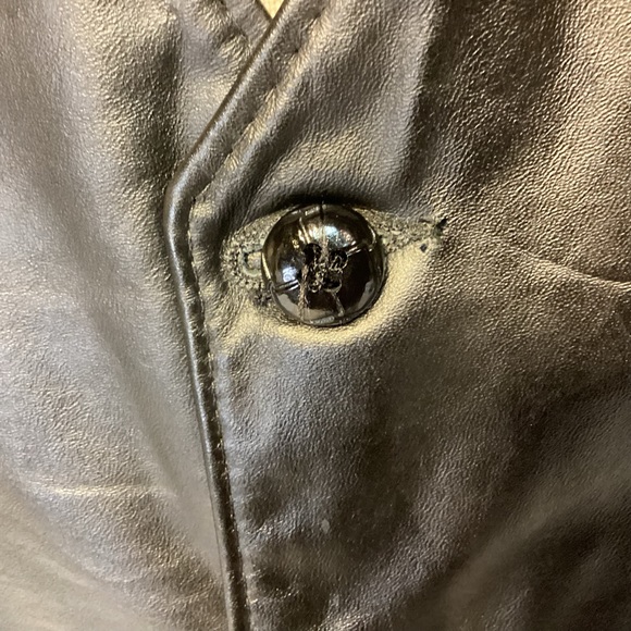 Leather motorcycle vest Howard’s Exclusive Leathers Men’s size 50 - Picture 5 of 12